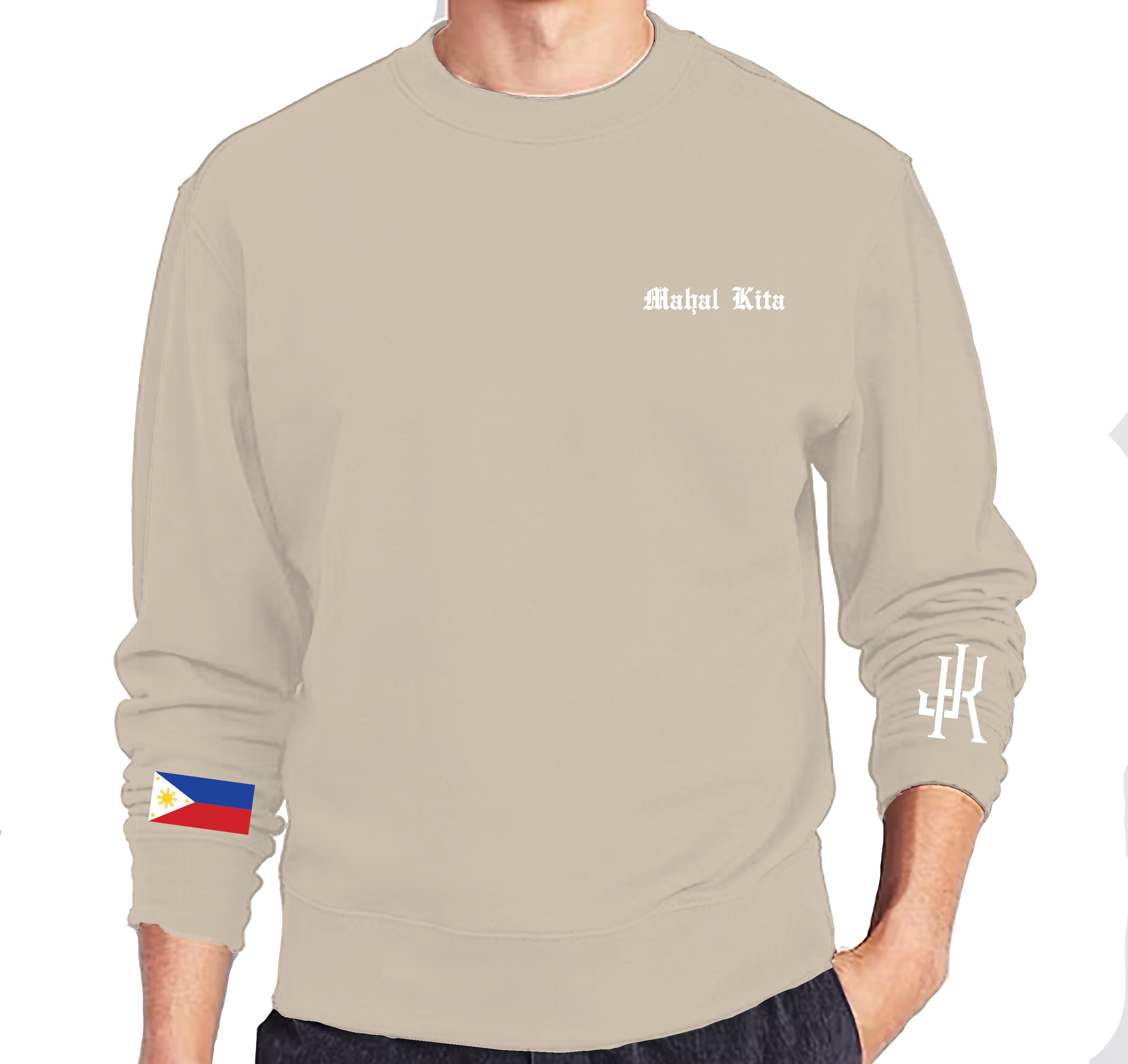 小物 Mahal kita Mahal Kita Crewneck Sweatshirt- Sand – Merch Method, Inc